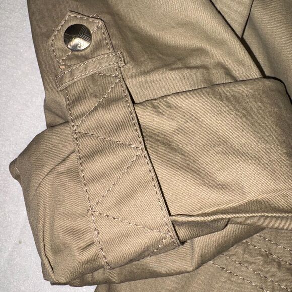 Sam Edelman Womans Utility Jacket Size L, Gorpcore Khaki Y2K Essential outdoor - Picture 11 of 11